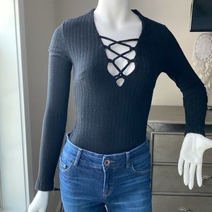 Rumor Boutique Criss Cross Body Suit